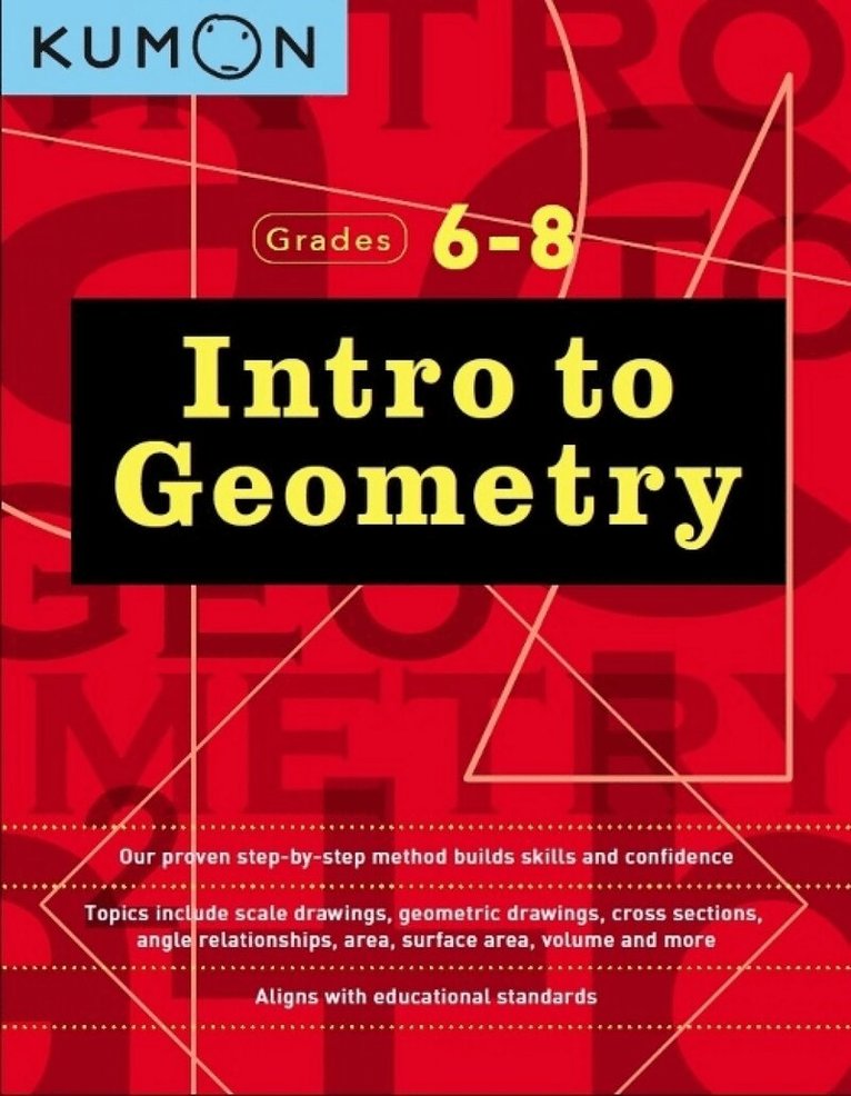 Kumon - Kumon Grades 6-8 Intro to Geometry, Häftad. Tillgänglighet: Lägg i varukorg