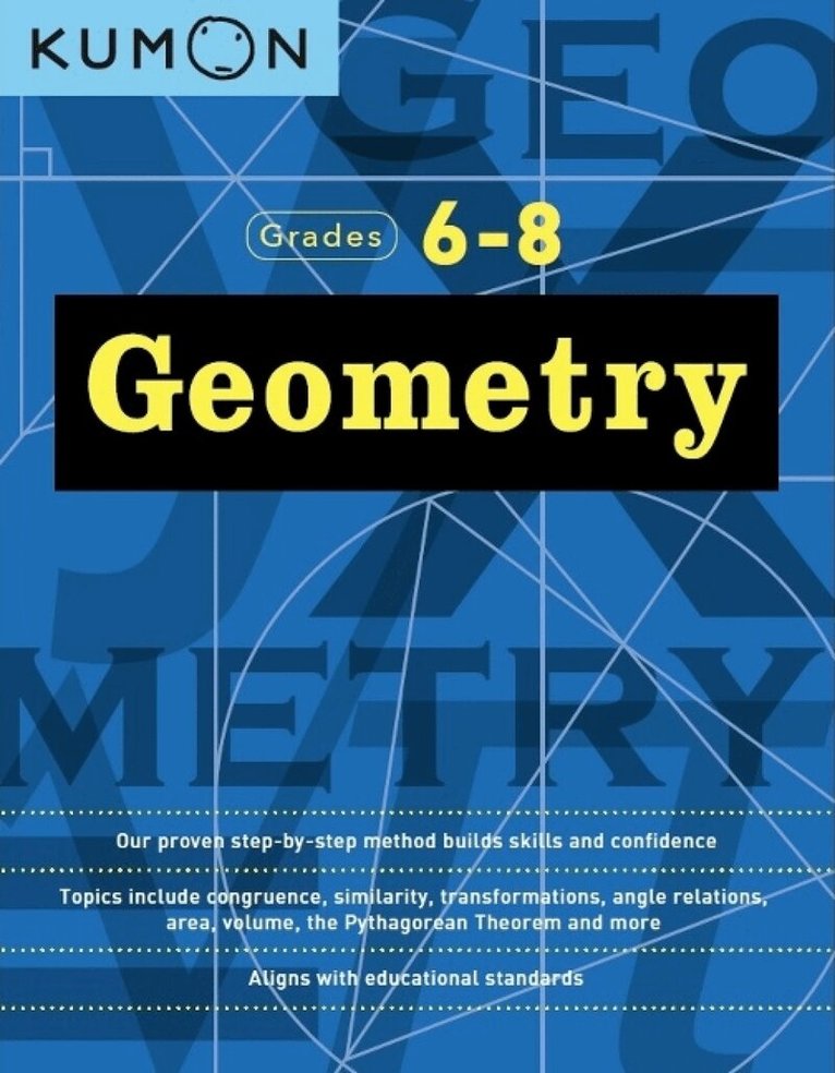 Kumon - Kumon Grades 6-8 Geometry, Häftad. Tillgänglighet: Lägg i varukorg