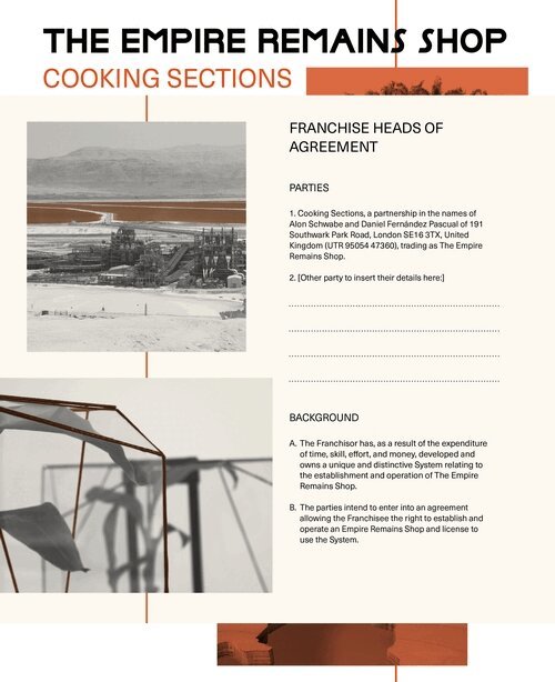 Alon Schwabe, Cooking Sections, Daniel Fernandez Pascu, Jesse Connuck - Empire Remains Shop, Häftad