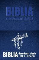Max Lucado - Biblia Devocional Diaria - Azúl, Inbunden