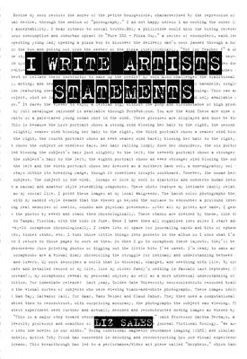 Liz Sales - I Write Artist Statements, Häftad. Tillgänglighet: Tillfälligt slut