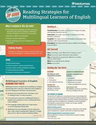 TESOL International Association - TESOL Zip Guide: Reading Strategies for Multilingual Learners of English (Pack of 25). Tillgänglighet: Tillfälligt slut