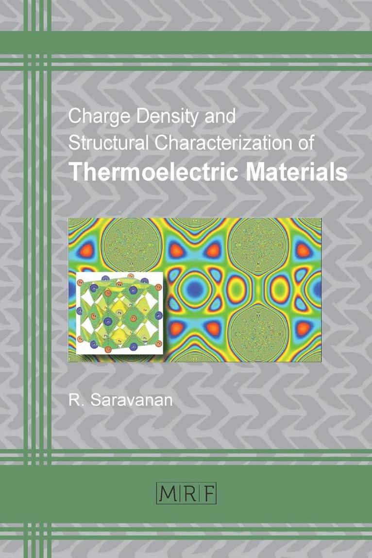 R Saravanan - Charge Density and Structural Characterization of Thermoelectric Materials, Häftad