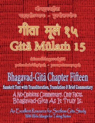 Adarsh Saxena, Vijay Kumar - Gita Mulam 15 - Bhagavad Gita Chapter Fifteen, Häftad