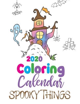 Gumdrop Press - 2020 Coloring Calendar Spooky Things, Häftad