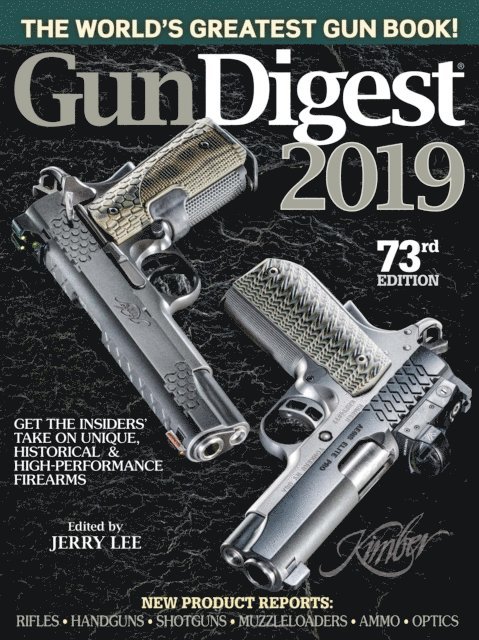 Jerry Lee - Gun Digest 2019, 73rd Edition, E-bok