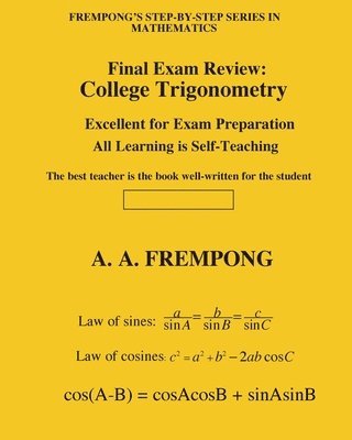 A a Frempong - Final Exam Review, Häftad. Tillgänglighet: Lägg i varukorg