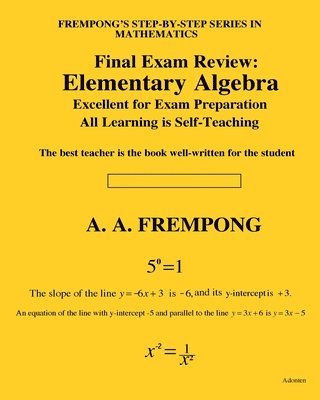 A a Frempong - Final Exam Review, Häftad. Tillgänglighet: Lägg i varukorg