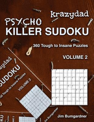 Jim Bumgardner - Krazydad Psycho Killer Sudoku Volume 2, Häftad