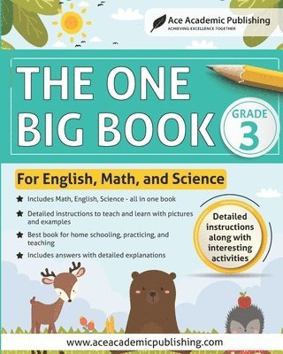 Ace Academic Publishing - The One Big Book - Grade 3: For English, Math and Science, Häftad. Tillgänglighet: Lägg i varukorg