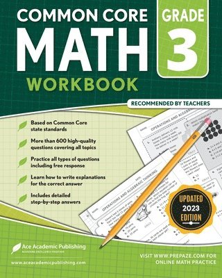 Ace Academic Publishing - Common Core Math Workbook: Grade 3, Häftad. Tillgänglighet: Lägg i varukorg