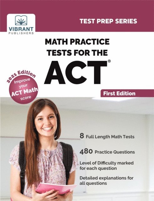 Vibrant Publishers - Math Practice Tests For The ACT, E-bok