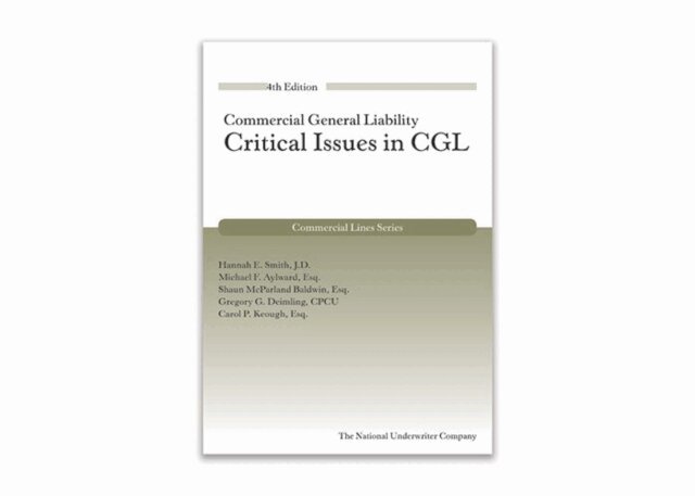 Carol P Keough, Gregory  G. Deimling, Shaun McParland Baldwin, Michael  F. Aylward, Hannah Smith - Critical Issues in CGL, 4th Edition, E-bok