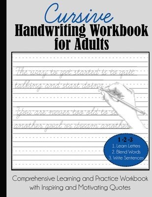 Dylanna Press - Cursive Handwriting Workbook for Adults, Häftad