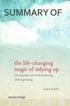 Summary: The Life Changing Magic of Tidying Up by Marie Kondo