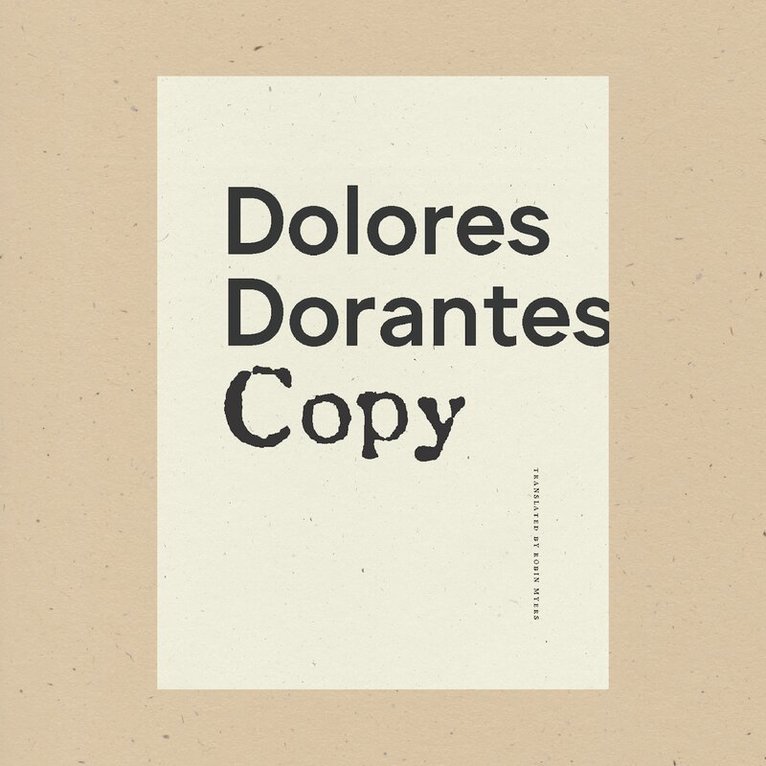 Dolores Dorantes - Copy, Häftad