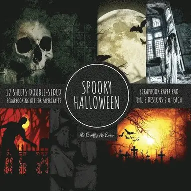 Spooky Halloween Scrapbook Paper Pad 8x8 Scrapbooking Kit for Papercrafts, Cardmaking, Printmaking, DIY Crafts, Holiday Themed, Designs, Borders, B...