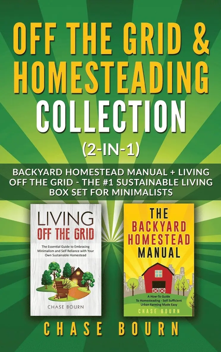 Chase Bourn - Off the Grid & Homesteading Bundle (2-in-1), Inbunden. Tillgänglighet: Tillfälligt slut