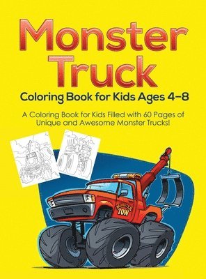 Pineapple Activity Books - Monster Truck Coloring Book for Kids Ages 4-8, Inbunden. Tillgänglighet: Lägg i varukorg