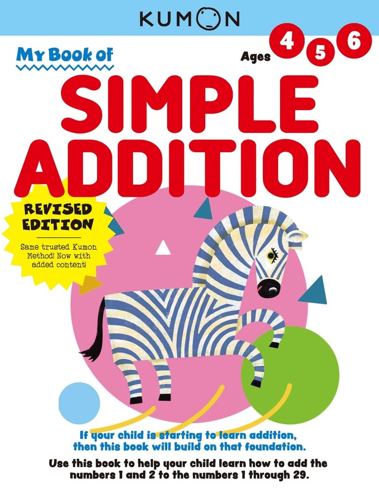 Kumon Publishing - Kumon My Book of Simple Addition, Häftad. Tillgänglighet: Tillfälligt slut