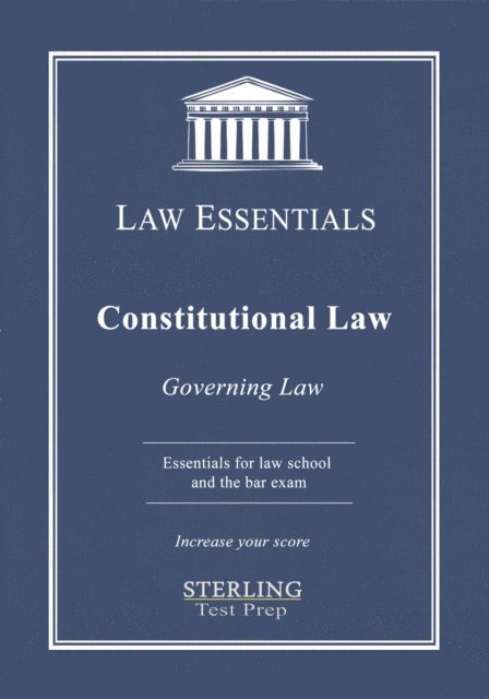 Frank J. Addivinola, Sterling Test Prep - Constitutional Law, Law Essentials, E-bok. Tillgänglighet: Lägg i varukorg