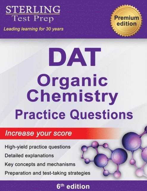 Sterling Test Prep - Sterling Test Prep DAT Organic Chemistry Practice Questions, E-bok. Tillgänglighet: Lägg i varukorg