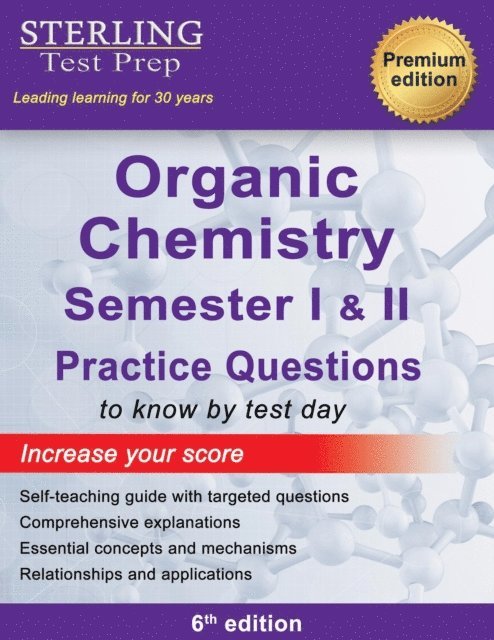Sterling Test Prep - Sterling Test Prep College Organic Chemistry Practice Questions, E-bok. Tillgänglighet: Lägg i varukorg