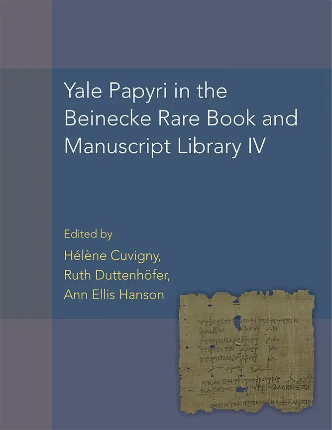 Hélène Cuvigny, Ruth Duttenhoefer, Ann Ellis Hanson - Yale Papyri in the Beinecke Rare Book and Manuscript Library IV, Inbunden. Tillgänglighet: Tillfälligt slut