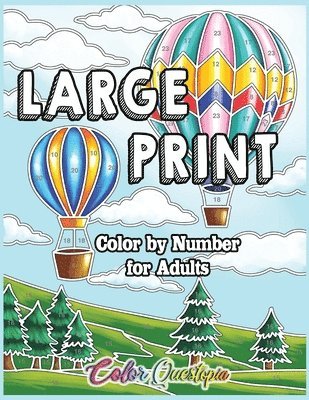 Color Questopia - Large Print Color by Number for Adults, Häftad. Tillgänglighet: Lägg i varukorg