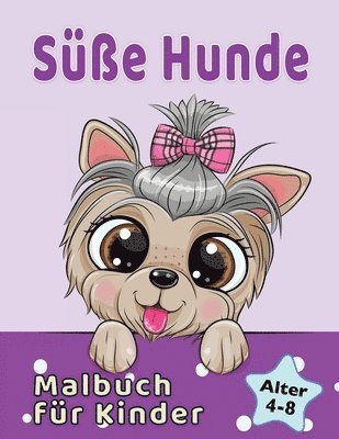 Golden Age Press - Süße Hunde Malbuch fur Kinder von 4-8 Jahren, Häftad