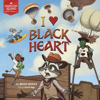 Brave Books - I Love Black Heart, Häftad