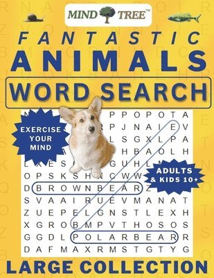 Mind Tree - Fantastic Animals Wordsearch Book, Häftad