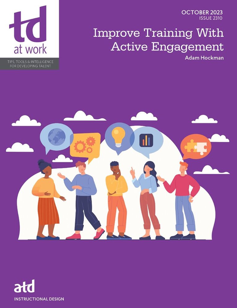 Adam Hockman - Improve Training With Active Engagement, Häftad