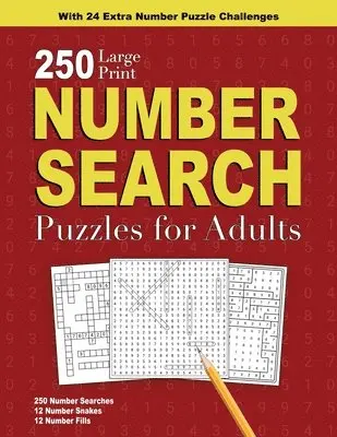 Nola Lee Kelsey - 250 Number Search Puzzles for Adults, Häftad. Tillgänglighet: Lägg i varukorg