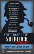 Complete Sherlock Holmes Collection - Unabridged - A Study in Scarlet - The Sign of the Four - The Adventures of Sherlock Holmes - The Memoirs of Sherlock Holmes - The Hound of the Baskervilles - Th