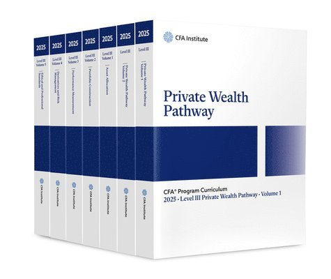 CFA Institute - 2025 CFA Program Curriculum Level III Private Wealth Pathway Box Set, Häftad
