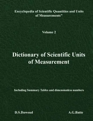 D S Dawoud, A G Batte - Dictionary of Scientific Units of Measurement - Volume II, Häftad. Tillgänglighet: Lägg i varukorg