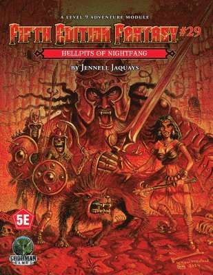 Jennell Jaquays - Fifth Edition Fantasy #30: Hellpits of Nightfang (5E), Häftad