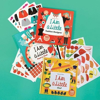 Mayumi Oono - Little Professionals Collection Set (3-Book Set, Featuring 300+ Stickers), Häftad