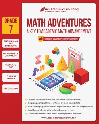 Ace Academic Publishing - Math Adventures - Grade 7, Häftad. Tillgänglighet: Lägg i varukorg