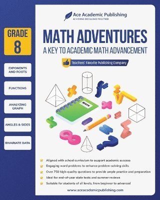 Ace Academic Publishing - Math Adventures - Grade 8, Häftad. Tillgänglighet: Lägg i varukorg