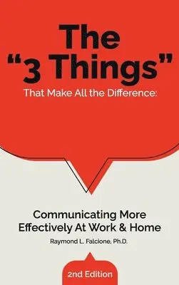 Raymond L Falcione - "3 Things" That Make All the Difference, Inbunden. Tillgänglighet: Lägg i varukorg