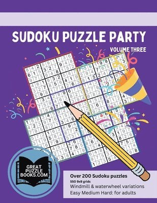 Sudoku Puzzle Party Volume Three, Häftad