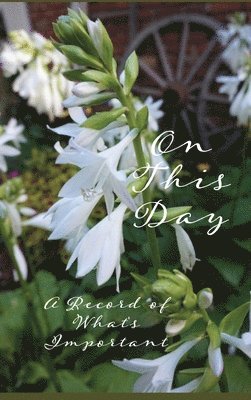 Karen Engstrom Anderson - On This Day: A Record of What's Important, Inbunden
