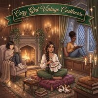 Cozy Coloring Vibes - Cozy Girl Vintage Castlecore, Häftad