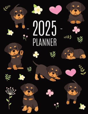 Pimpom Pretty Press - Rottweiler Planner 2025, Häftad. Tillgänglighet: Lägg i varukorg