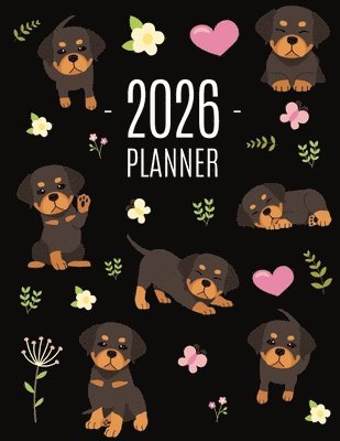 Pimpom Pretty Press - Rottweiler Planner 2026, Häftad. Tillgänglighet: Lägg i varukorg