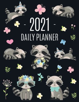 Feel Good Press - Raccoon Daily Planner 2021, Häftad. Tillgänglighet: Lägg i varukorg