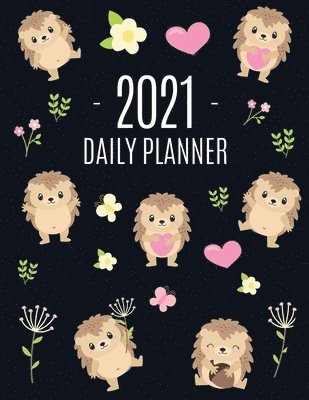 Feel Good Press - Cute Hedgehog Daily Planner 2021, Häftad. Tillgänglighet: Lägg i varukorg
