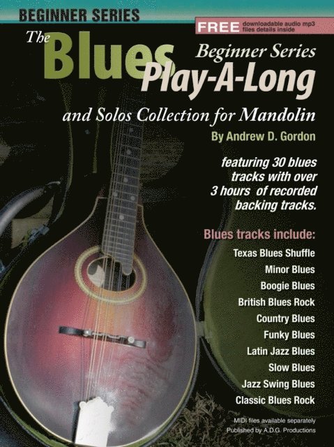 Blues Play-A-Long and Solo's Collection Beginner Series Mandolin